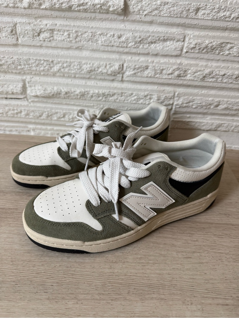 New Balance 480 Dark Olivine Sea Salt men’s 9.5 streetwear retro